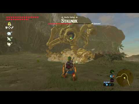 What Happens when you fight Stalnox in the Morning - Zelda Breath of the Wild
