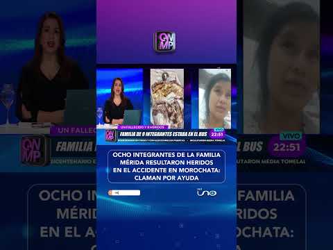 La familia Mérida sufrió graves heridas en el accidente del bus en Morochata