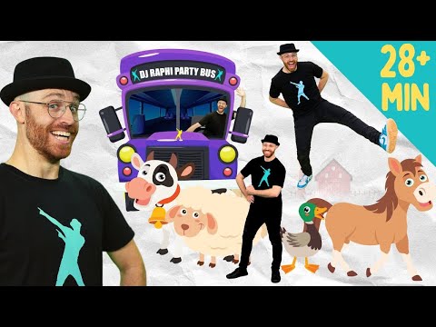 Learn Dance moves with DJ Raphi – Kids Songs, Nursery Rhymes & more | 28 minutes - Kingdom Kids Zone, Sing With Me - DJ Raphi