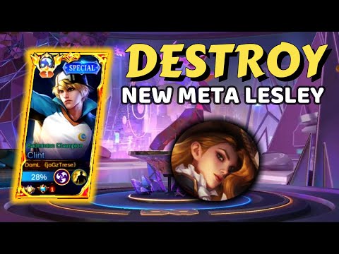 HOW TO DESTROY NEW META LESLEY ~ MLBB 2023