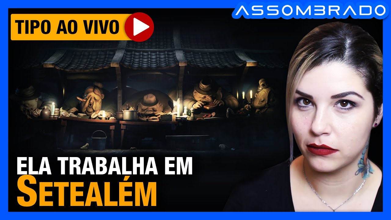 ELA TRABALHA EM SETEALÉM - Talvez ela viva em duas dimensões e trabalhe num restaurante de Setealém!