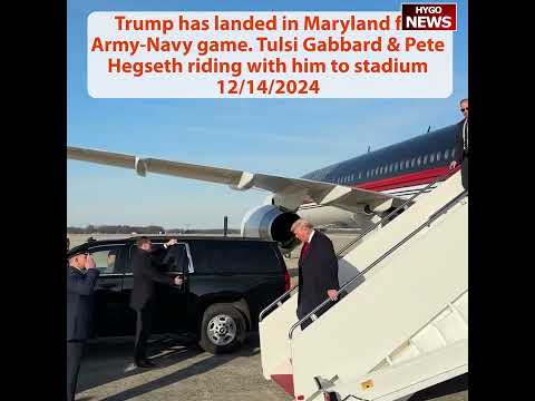 Trump salutes at Army Navy Game with VANCE; Also DeSantis with Casey, Daniel Penny, Gabbard, Hegseth