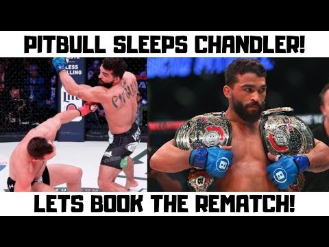 MICHAEL CHANDLER VS PATRICIO PITBULL FULL FIGHT REACTION AND BREAKDOWN - BELLATOR 221 RECAP