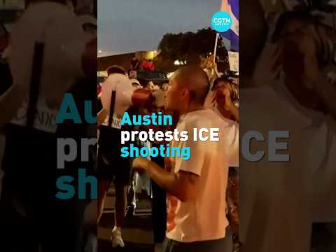 Austin, Texas protests ICE shooting