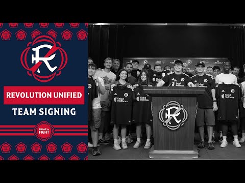 2022 New England Revolution Unified Team Signing.