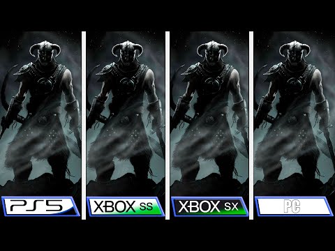 Skyrim | PS5 - Xbox Series S/X - PC | Graphics Comparison & FPS