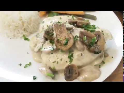 Petti di pollo con champignon