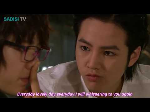 Park Shin Hye sings Lovely Day with Jang Geun Suk - You're Beautiful 미남이시네요 Drama OST ENG SUB