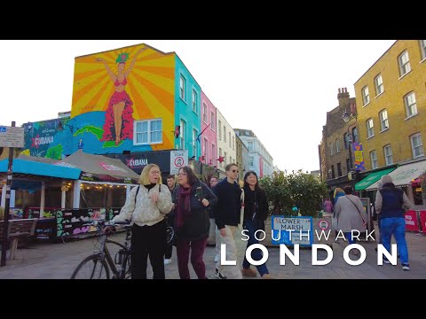 Explore Southwark & Waterloo | London Walk, 4K