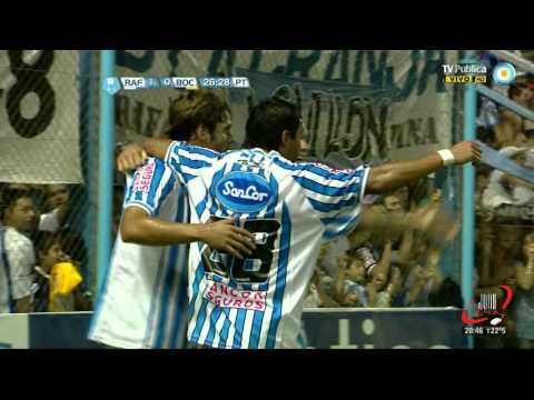 PENAL Y GOL DE ELUCHANS - ATLETICO RAFAELA 1 BOCA 1 - FECHA 5 (10 03 2013)