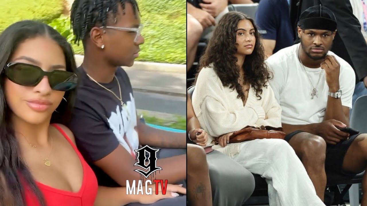 Lebron James Son's Bronny & Bryce Spotted Wit Girlfriends In Paris! 😘
