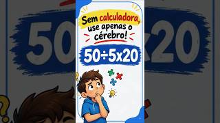 ✅️ Pensa rápido #matematica #quiz
