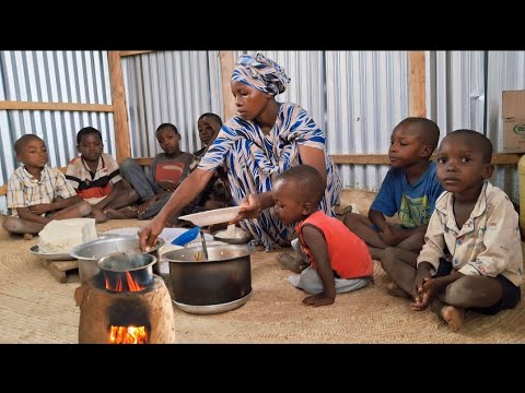 Cooking & Sharing a Family Meal in Our African Village ♥️