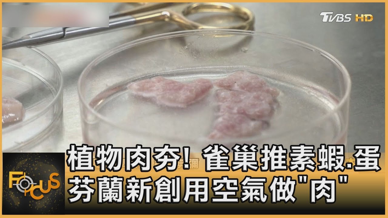 植物肉夯!雀巢推素蝦.蛋 芬蘭新創用空氣做「肉」