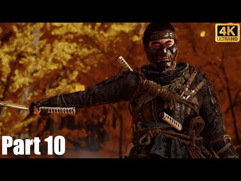 GHOST OF TSUSHIMA Walkthrough Gameplay Part 10 No commentary 4k