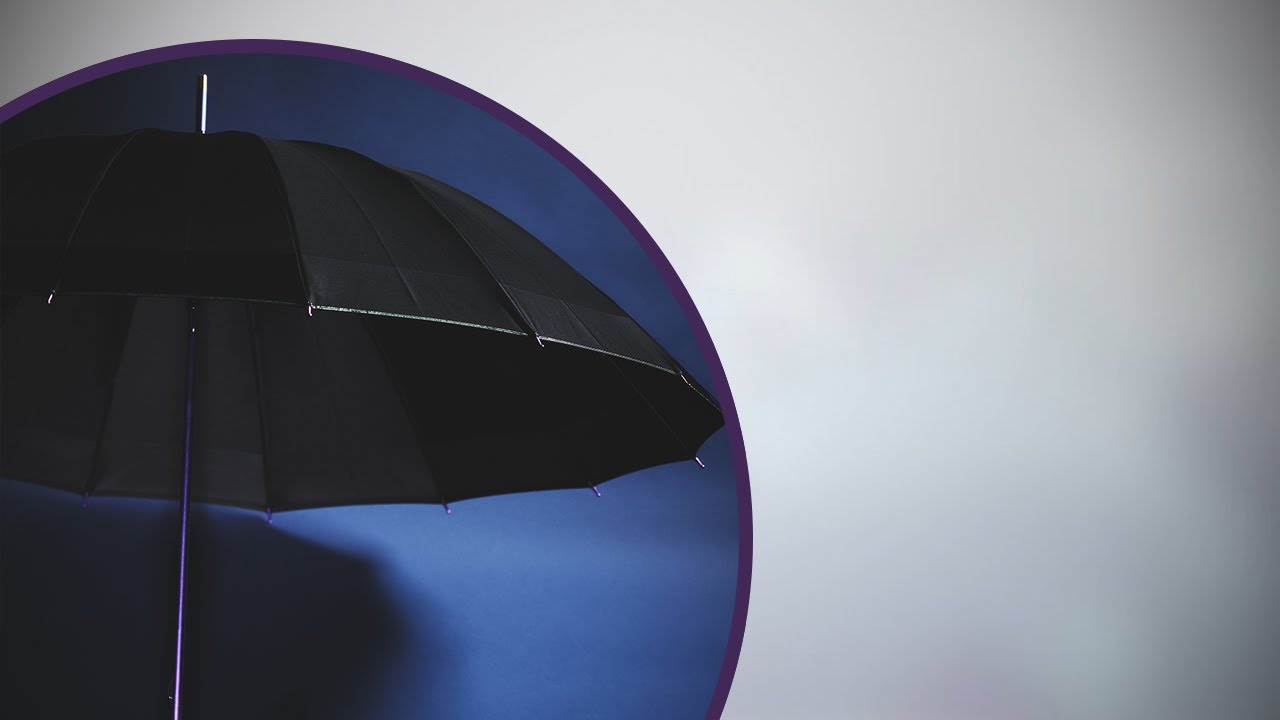 発色チタン軽量16本骨傘（モンブラン）