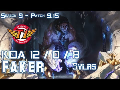 SKT T1 Faker SYLAS vs ZOE Mid - Patch 9.15 KR Ranked