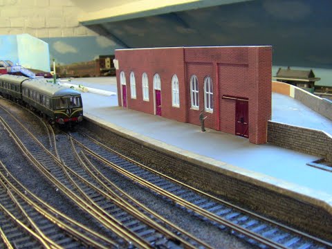 Scratch Building a Railway Station South Shields , Part 1 Gents, luggage room,  No 214