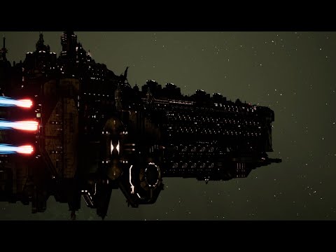 Skalgrim Mod 2021: Eternal Crusader - Imperial Fists vs Necrons - Battlefleet Gothic Armada 2