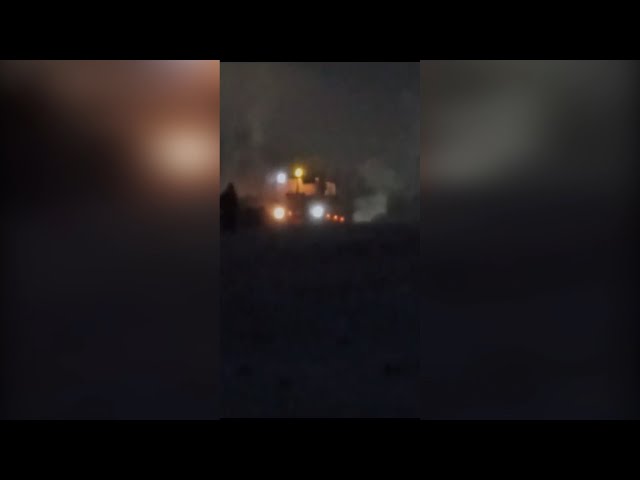 В Бодайбо загорелся школьный автобус