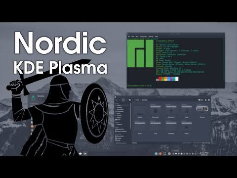 Make your KDE Plasma Desktop Beautiful with Nordic