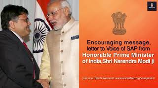 Prime minister's letter for VOSAP