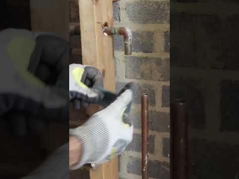 How to Cap a Copper Pipe - #shorts