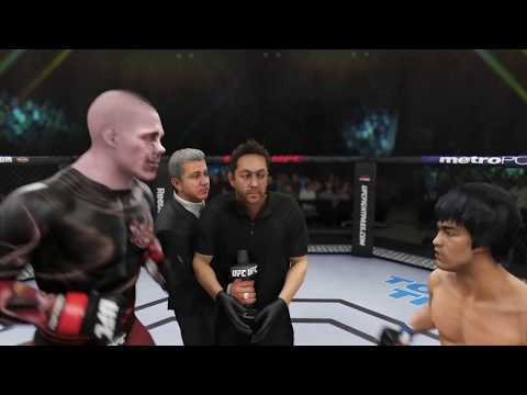 Hell Warrior vs. Bruce Lee (EA Sports UFC 3) - CPU vs. CPU