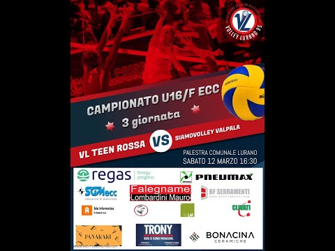 U16/F ECC:   VL TEEN ROSSA - SIAMOVOLLEY VALPALA