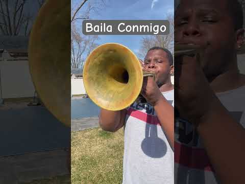 Baila Conmigo - Dayvi & Víctor Cardenas Trumpet Cover  #shorts