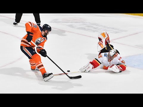 Flames & Oilers settled in a shootout