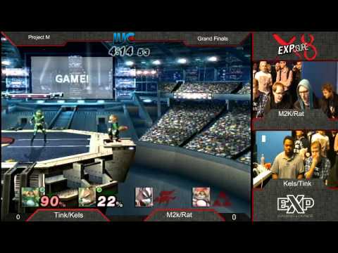 EXPosure 8- Kels/Tink (Falco/Sheik/Marth) vs M2K/Rat (Wolf/Fox/Sheik)