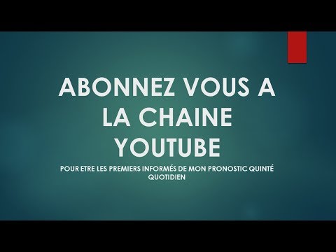 Pronostic quinté 11/06/2017