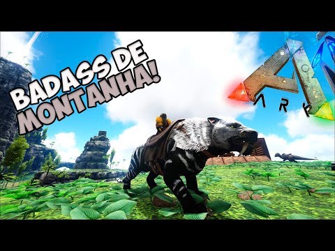 ARK ANNUNAKI INSANE  ep.40 --- DOMAMOS O SABERTOOTH BADASS DE MONTANHA!!