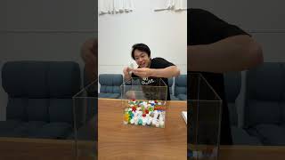 ペットボトルのキャップ１分以内に見つけろ！！