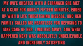 MY WIFE CHEATED WITH A STRANGER SHE MET AT A CLUB FOR BARELY FIFTEEN MINUTES, ENDED UP WITH A LIFE 