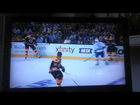 Aaron Rome's late hit on horton knock out Stanley cup finals game 3