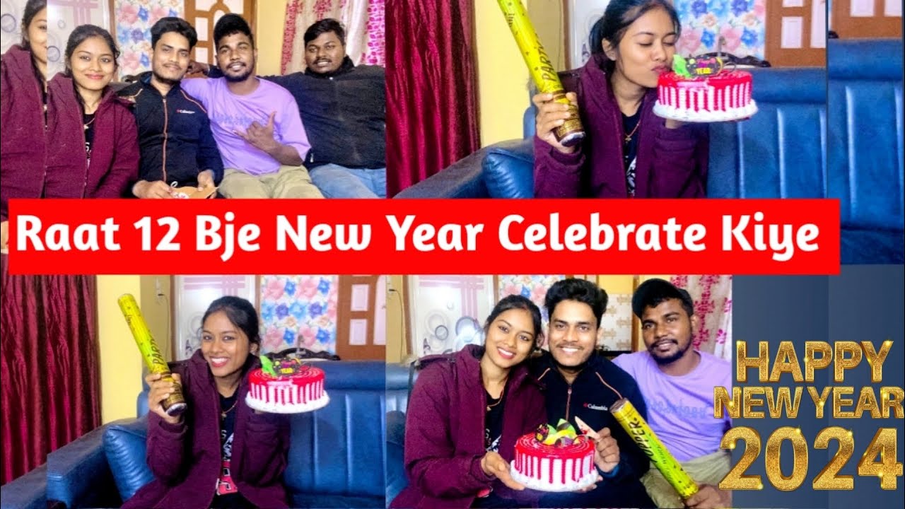 Raat 12 Bje New Year Celebrate kiye 🍾🍻 | Happy New Year 2024 🍾🍻 | Vlog | Manisha sahu