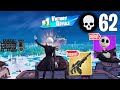 62 Elimination Solo Squads Gameplay Full Game Wins (Fortnite Chapter 4 Season 4 )