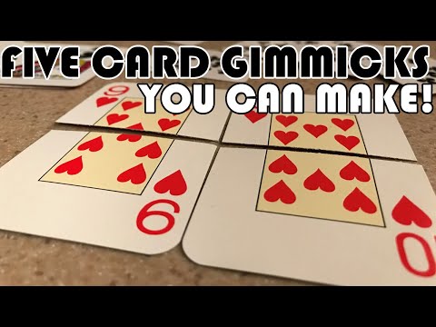5 Easy Card Trick Gimmicks You Can Make at Home!