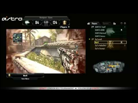 Gfinity 2013 - GIANTS vs OpTic Gaming - HardPoint (Slums) Map 4
