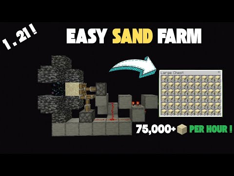 Unlimited Sand in Minecraft Bedrock 1.21