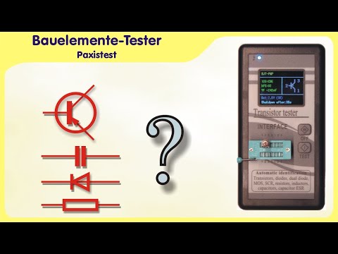 Transistor and component tester Proster TOP TL613 in a practical test
