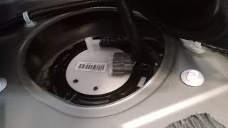 Mitsubishi outlander/ tech info. fuel pump/ location fuel tank