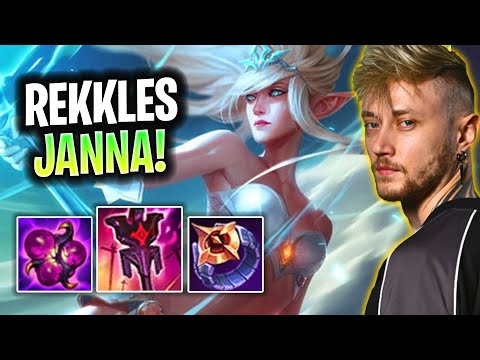REKKLES PLAYS HIS ICONIC JANNA! | LR Rekkles Plays Janna Support vs Rakan! Season 2025