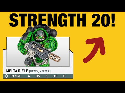 20 STRENGTH WEAPONS!? Warhammer 40k 10th Edition Weapon Rules