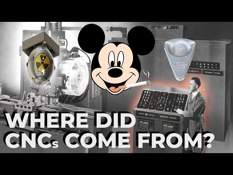 The Unique History of CNC Machining ft. Mickey Mouse | The History of Machining
