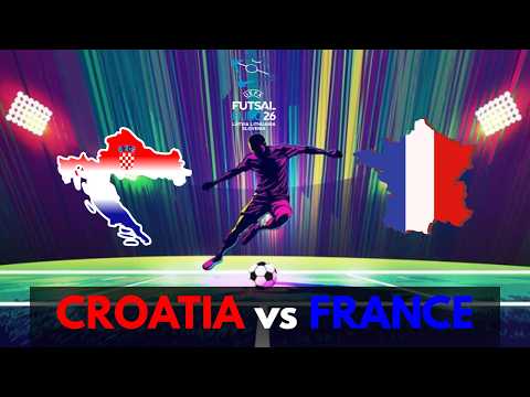 CROATIA vs FRANCE  | Bronze Medal Match! 🥉 | UEFA Futsal Euro 2026