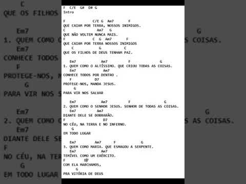 Que Caiam Por Terra Nossos Inimigos - Músicas…