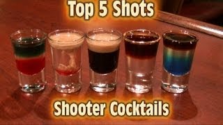 Top 5 Shot Drinks Shooter Cocktails Top Five
